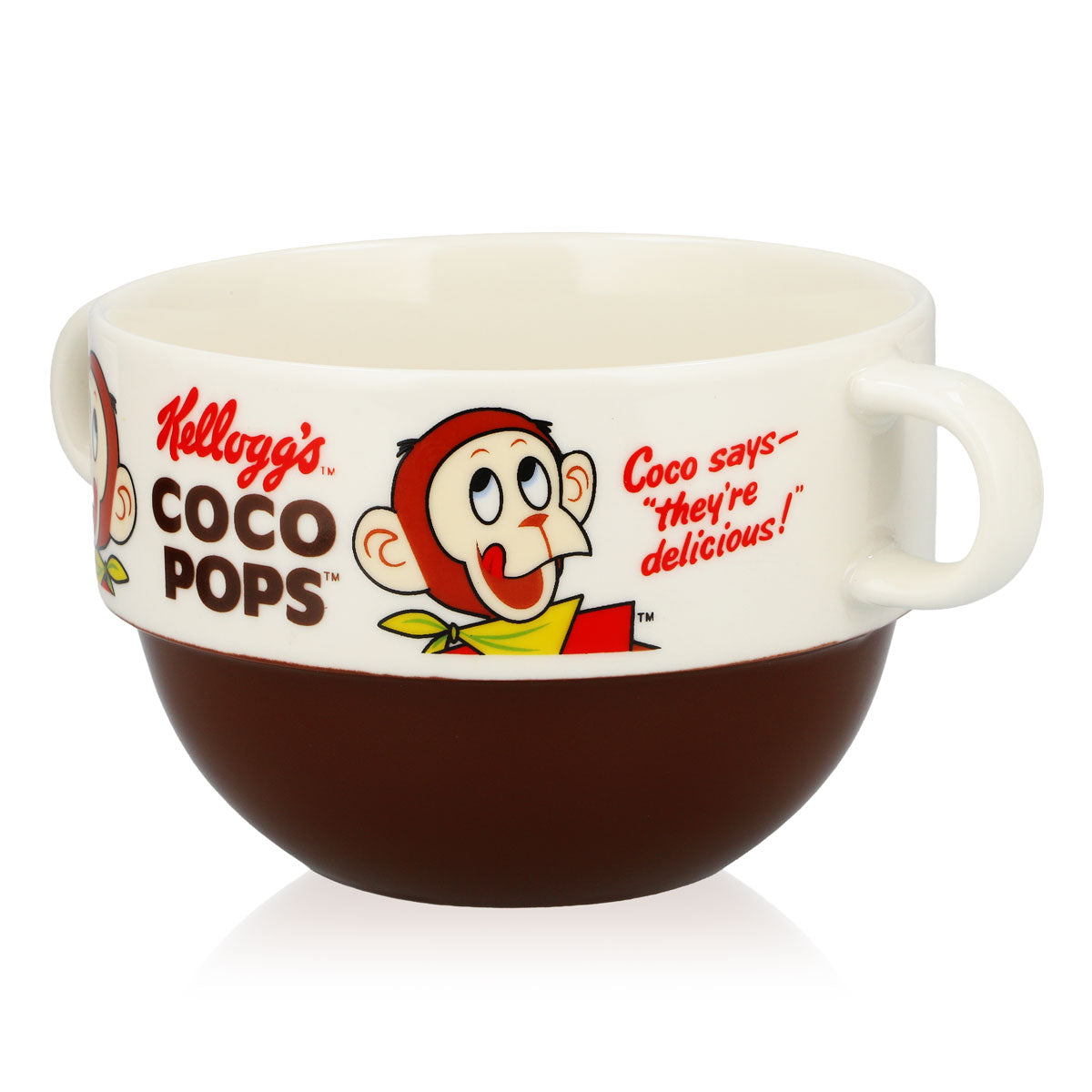 Kellogs Müsli Glas Coco Pops Affe 0,65l Keramik Tasse – Ansicht 3