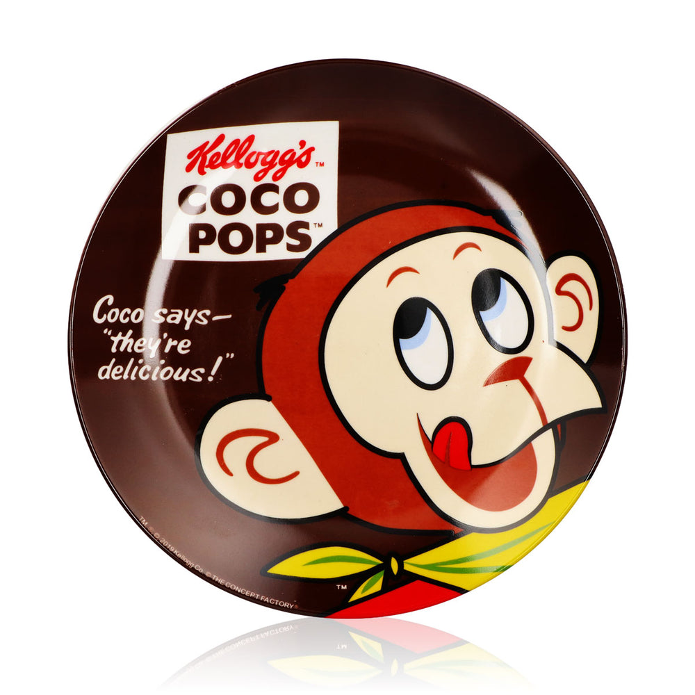 Kellogs Müsli Glas Coco Pops Affe 20,5cm Keramik Teller