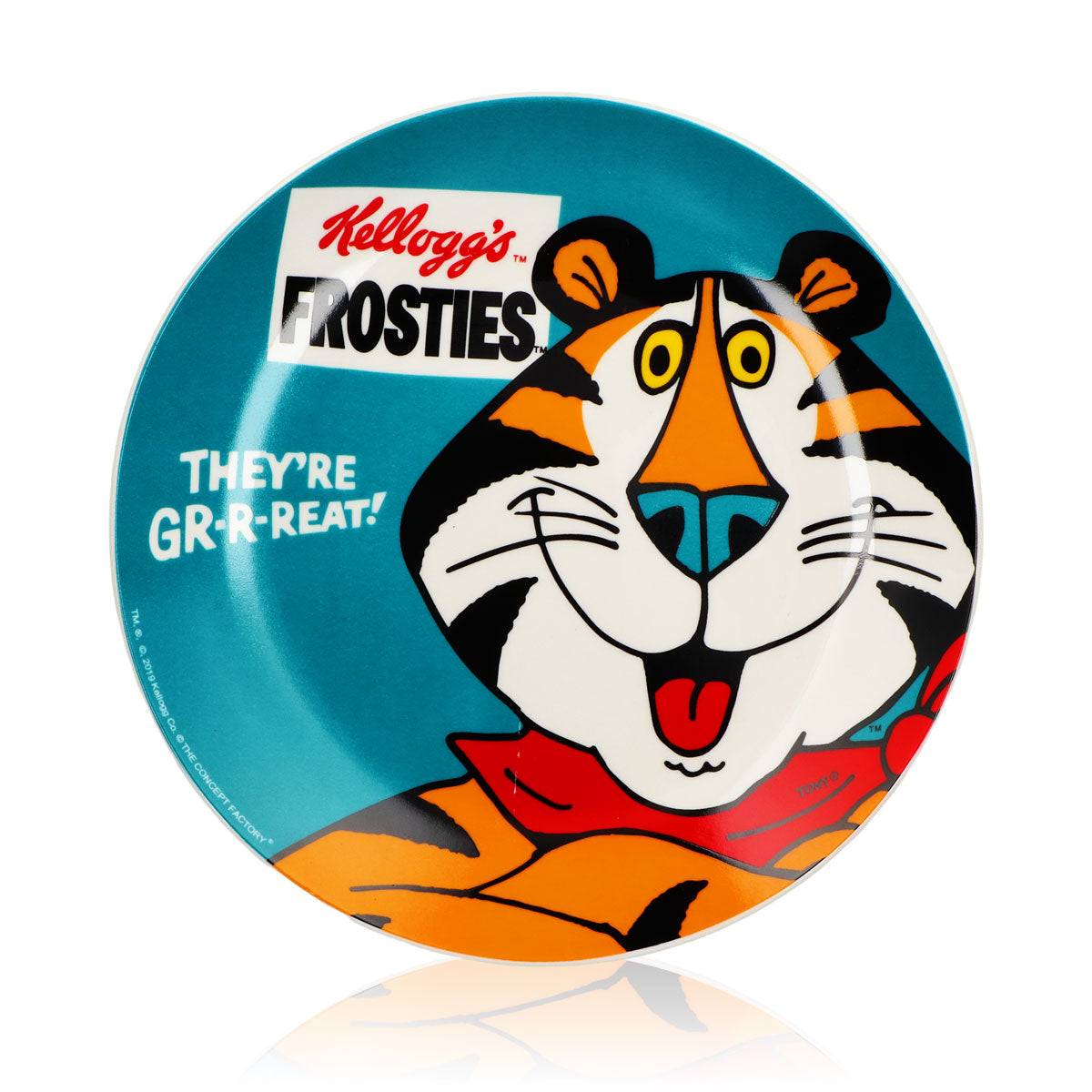 Kellogs Müsli Glas Frosties Löwe 20,5cm Keramik Teller