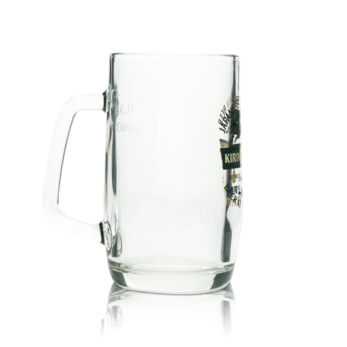 6x Kirin Ichiban Bier Glas 0,3l Krug Pint japanische Beer Gläser Premium Seidel Bar – Ansicht 4