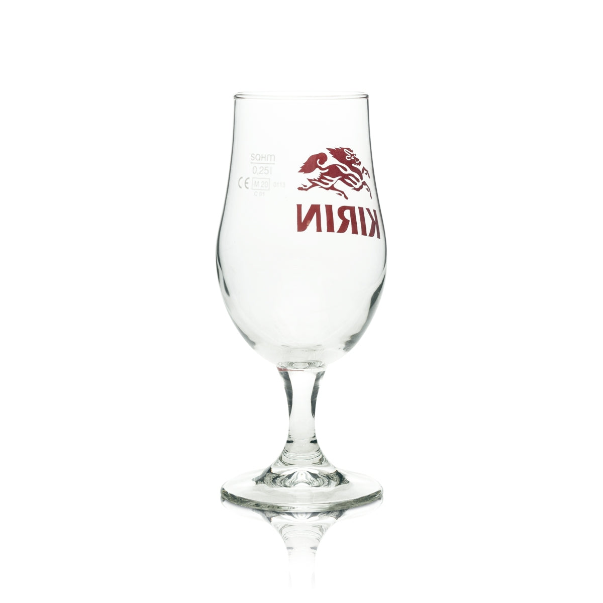 Kirin Ichiban Bier Glas 0,3l Tulpe Japanisches Beer Gläser Pokal Drache Craft – Ansicht 2
