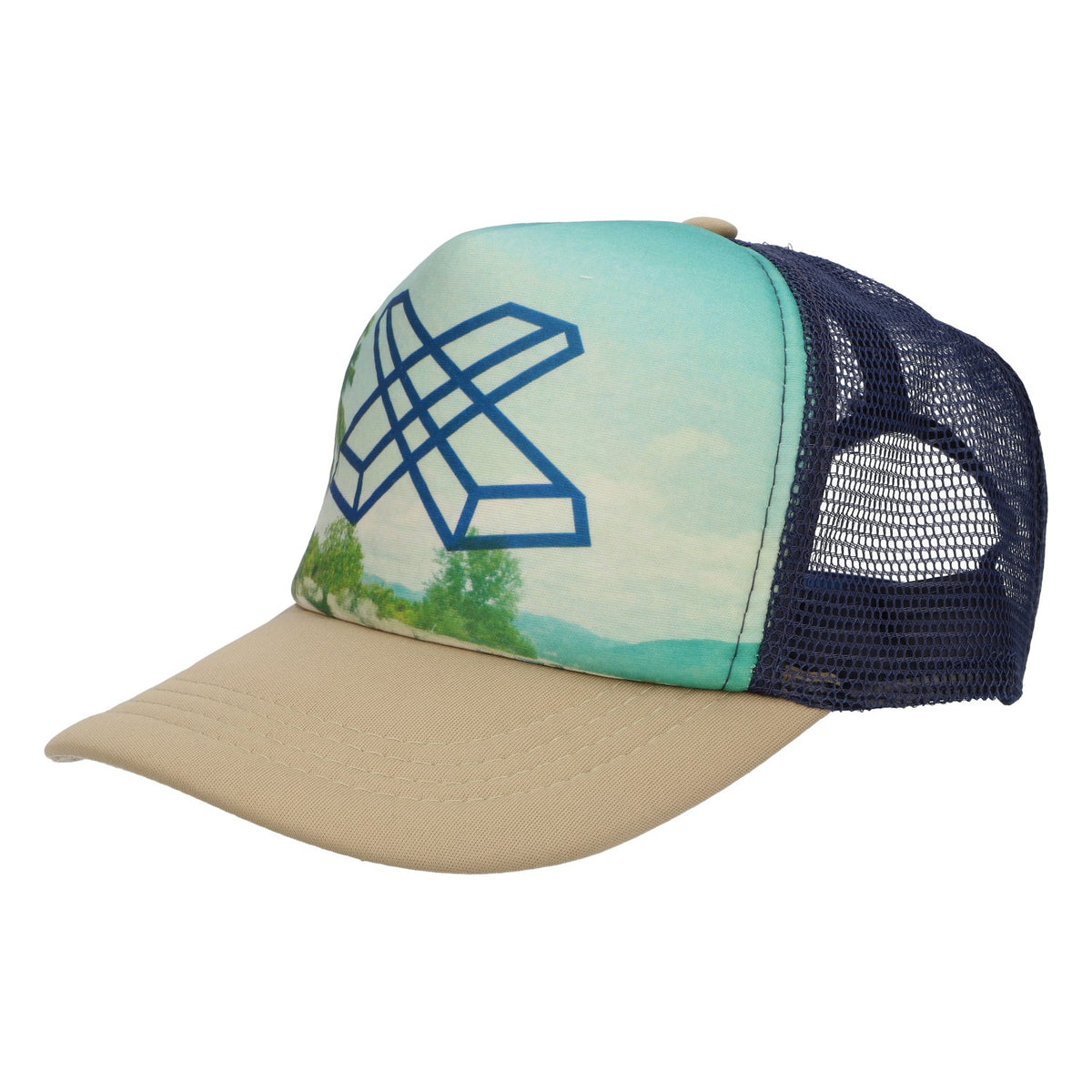 KitKat Süßigkeiten Baseballcap Kappe Trucker Cap Basecap Mütze blau