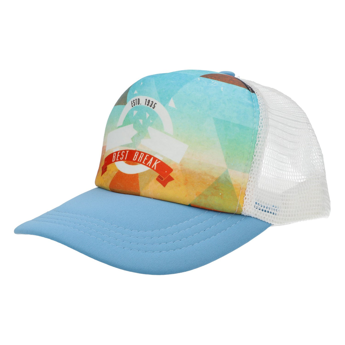 KitKat Süßigkeiten Baseballcap Kappe Trucker Cap Basecap Mütze weiß