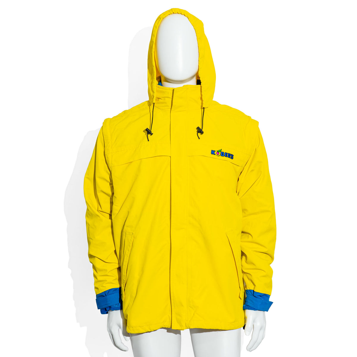 Kobers Likör Glas Winterjacke Gr.M gelb/blau mit abnehmbarer Innenjacke Jacke – Ansicht 2