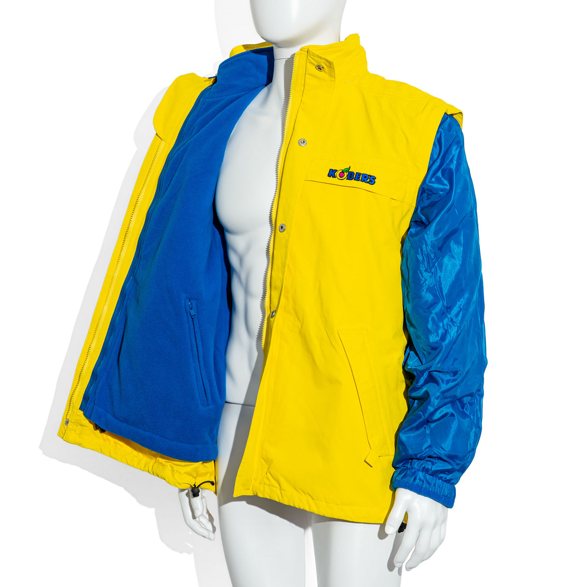 Kobers Likör Glas Winterjacke Gr.S gelb/blau mit abnehmbarer Innenjacke Jacke – Ansicht 6