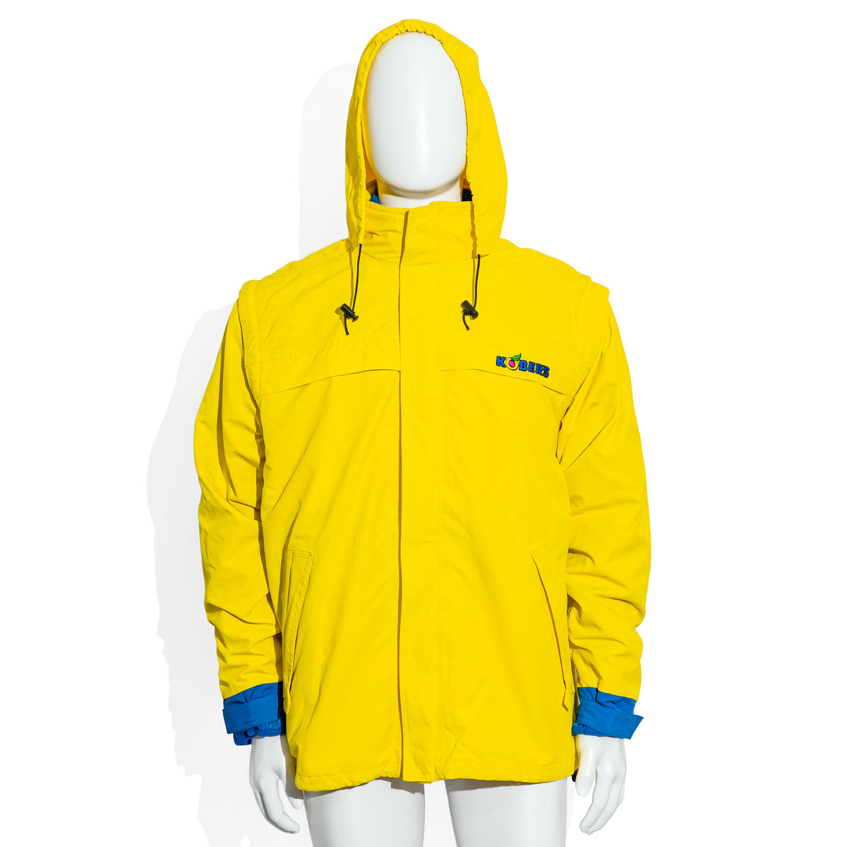 Kobers Likör Glas Winterjacke Gr.XL gelb/blau mit abnehmbarer Innenjacke Jacke – Ansicht 2