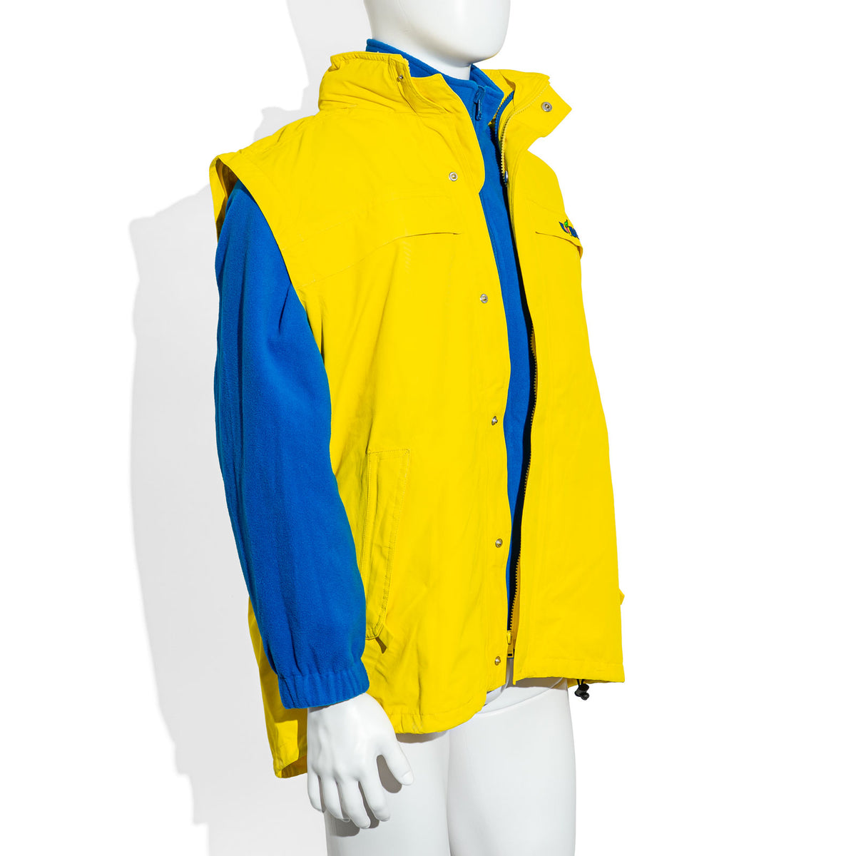 Kobers Likör Glas Winterjacke Gr.XL gelb/blau mit abnehmbarer Innenjacke Jacke – Ansicht 9