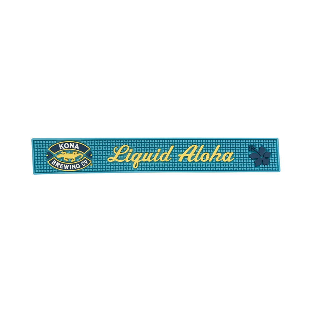 Kona Bier Barmatte 61x9 Liquid Aloha Gläser Abtropf Runner Anti Rutsch Matte