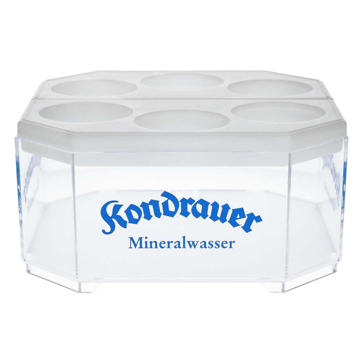 Kondrauer Wasser Flaschenkühler 6 Flaschen transparent Kunststoff Barzubehör