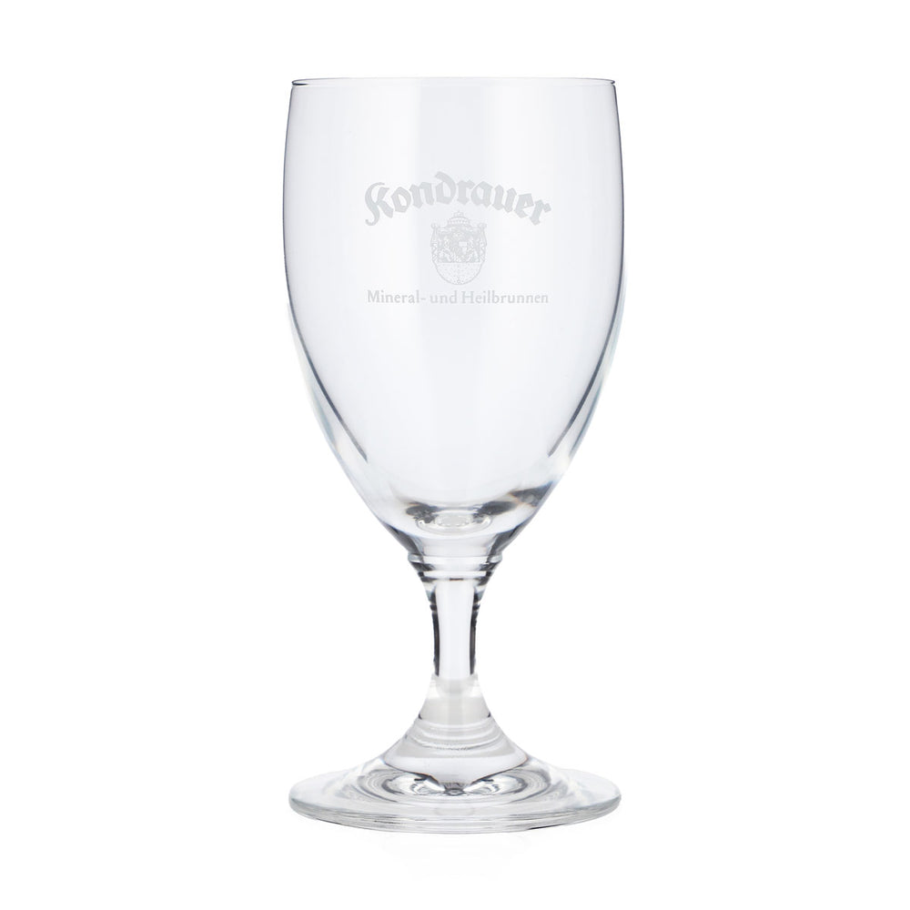 Kondrauer Wasser Glas 0,17l Kelchglas