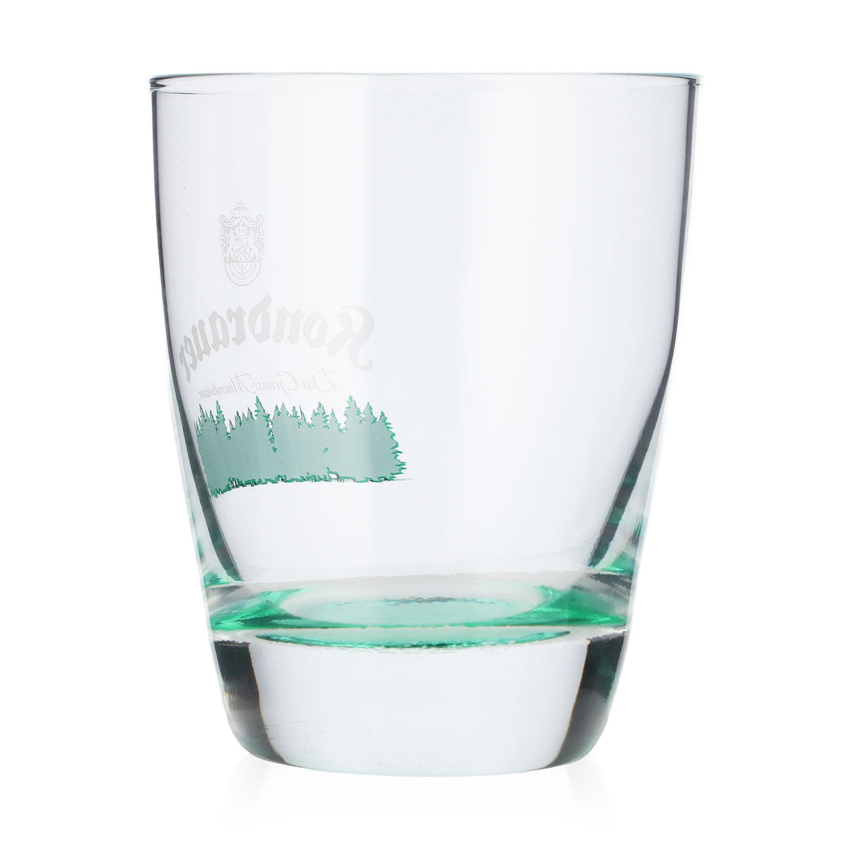 Kondrauer Wasser Glas 0,26l grüner Boden grüne Bäume Sammelglas – Ansicht 3
