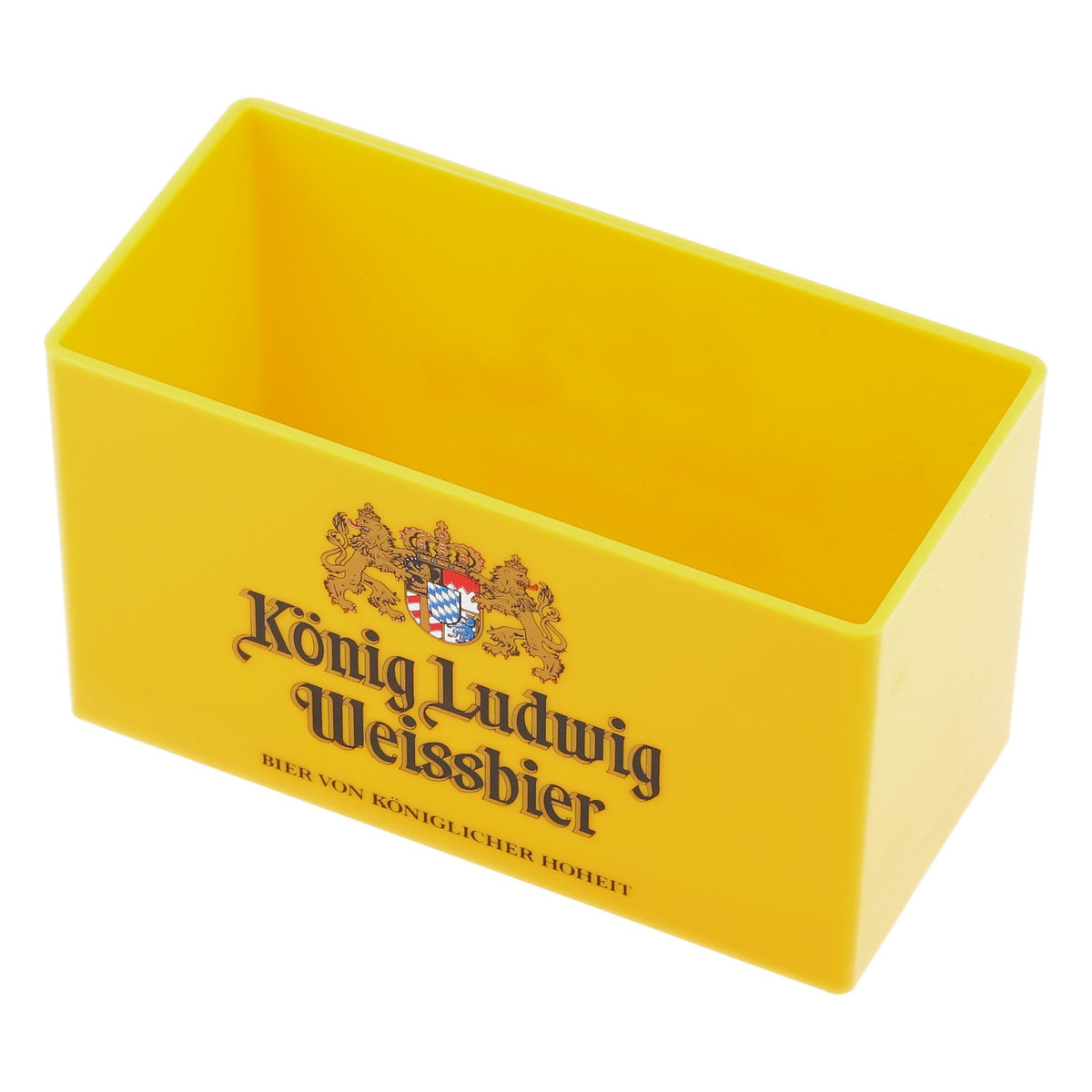 König Ludwig Bier Bierdeckelhalter für ca. 30 Bierdeckel Gelb – Ansicht 3