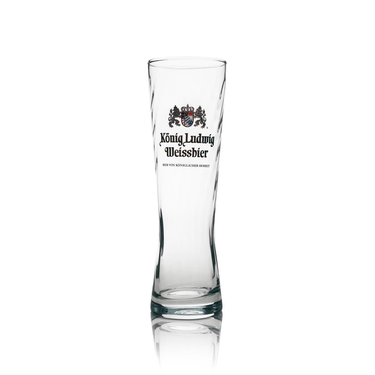 König Ludwig Bier Glas 0,5l Weissbierglas Rastal Weizen einzelverpackt