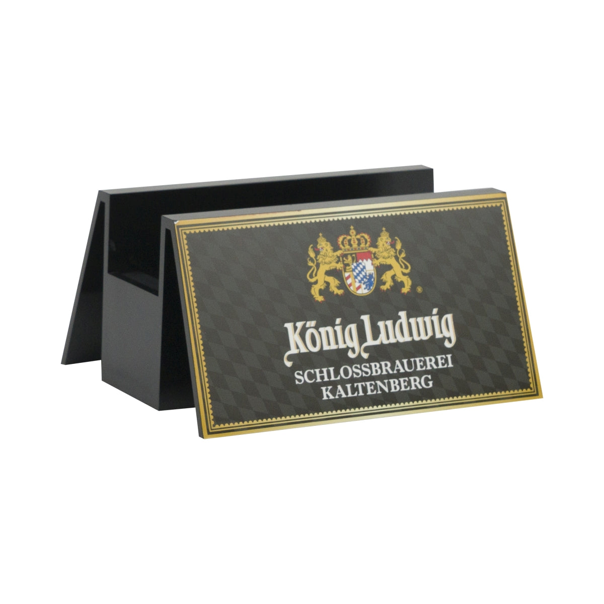König Ludwig Bierdeckel Ständer Halterung Tisch Aufsteller Bierfilz Gläser Beer