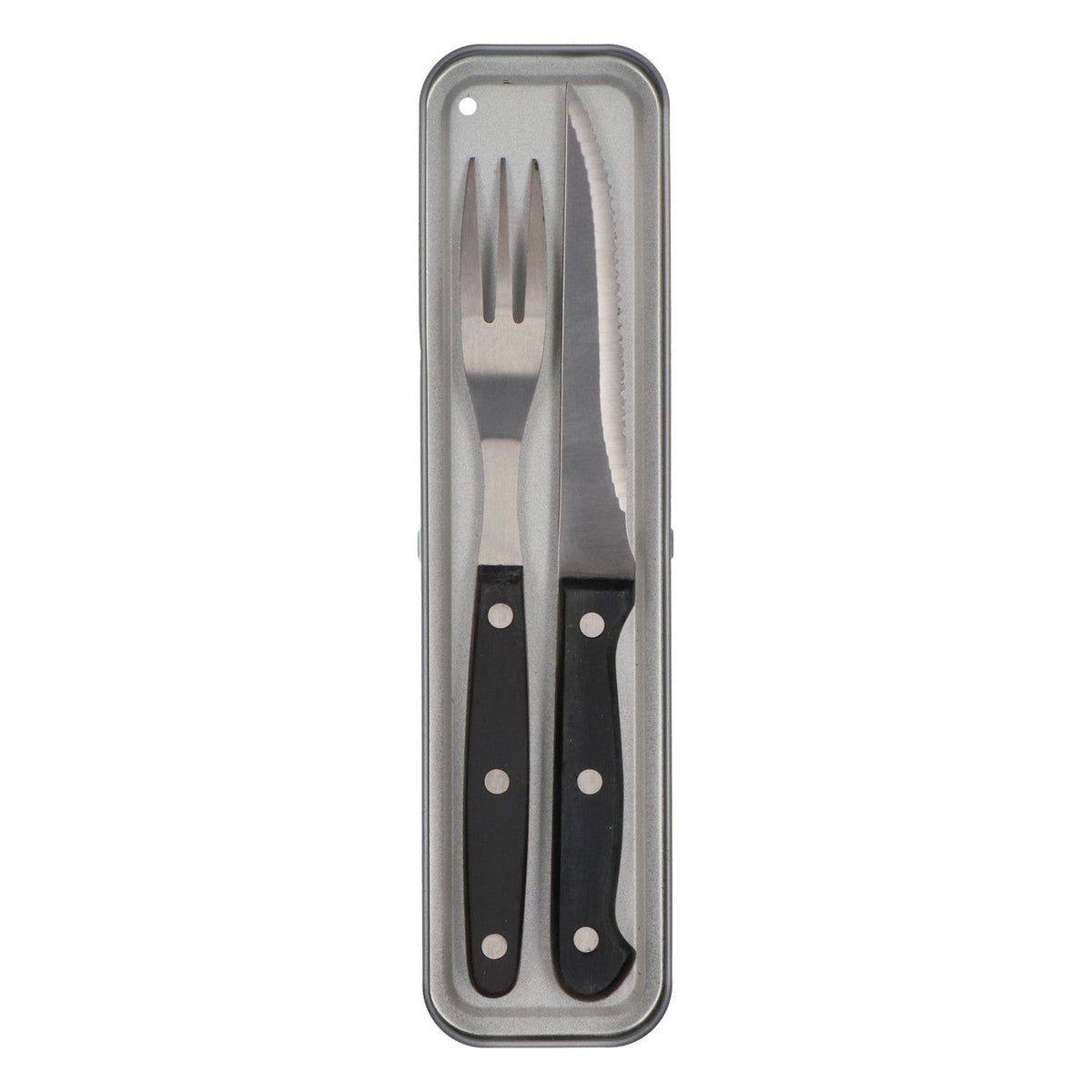 König Pilsener Bier Grillbesteck Steakbesteck Messer Gabel Edelstahl – Ansicht 3