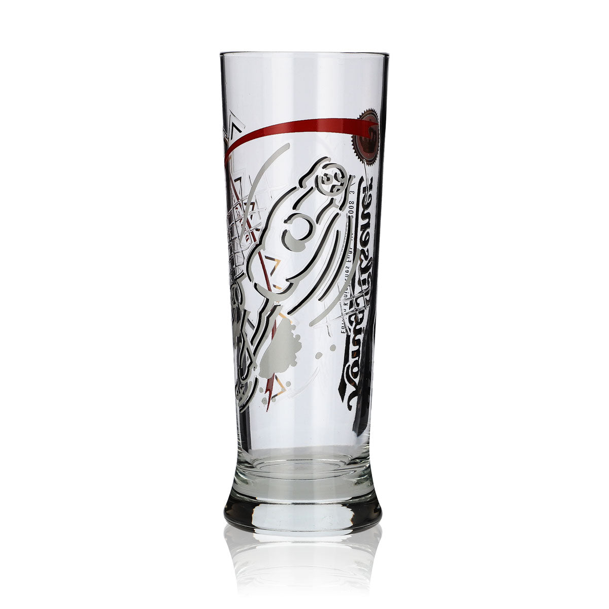 König Pilsener Glas Fußball Edition 2008 "Tor" Biergläser Stange Pokal – Ansicht 3
