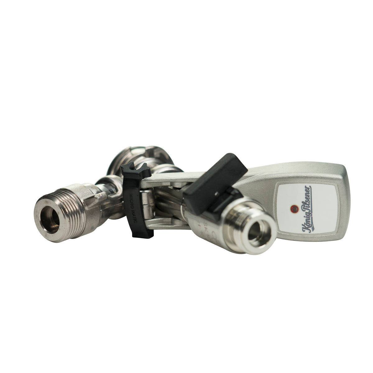 König Pilsener Micro Matic KEG Anschluss Bierfass Zapfhahn Tap Gastro Flachkeg – Ansicht 2