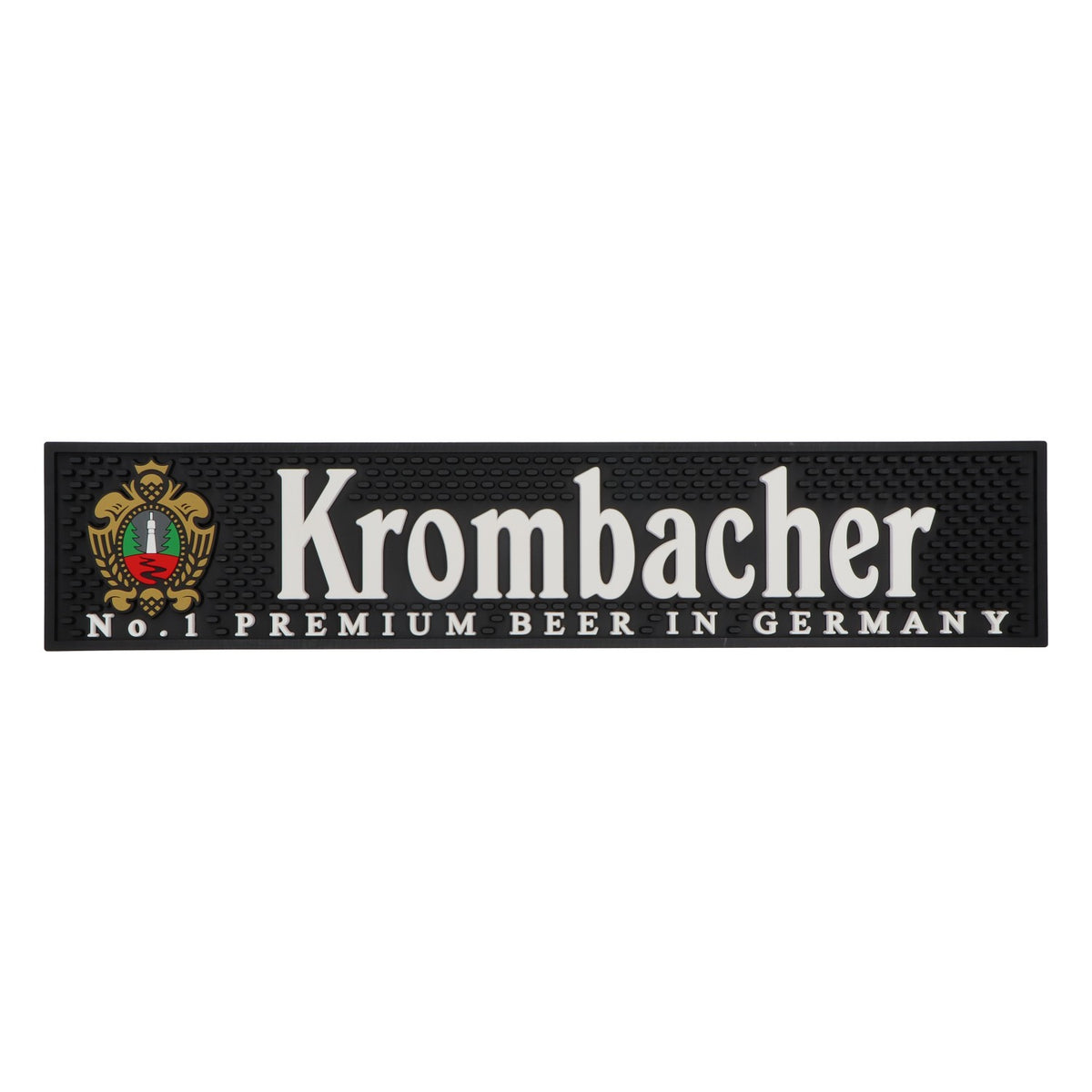 Krombacher Bier Barmatte Abtropfmatte Barzubehör Schmal 58x12 cm