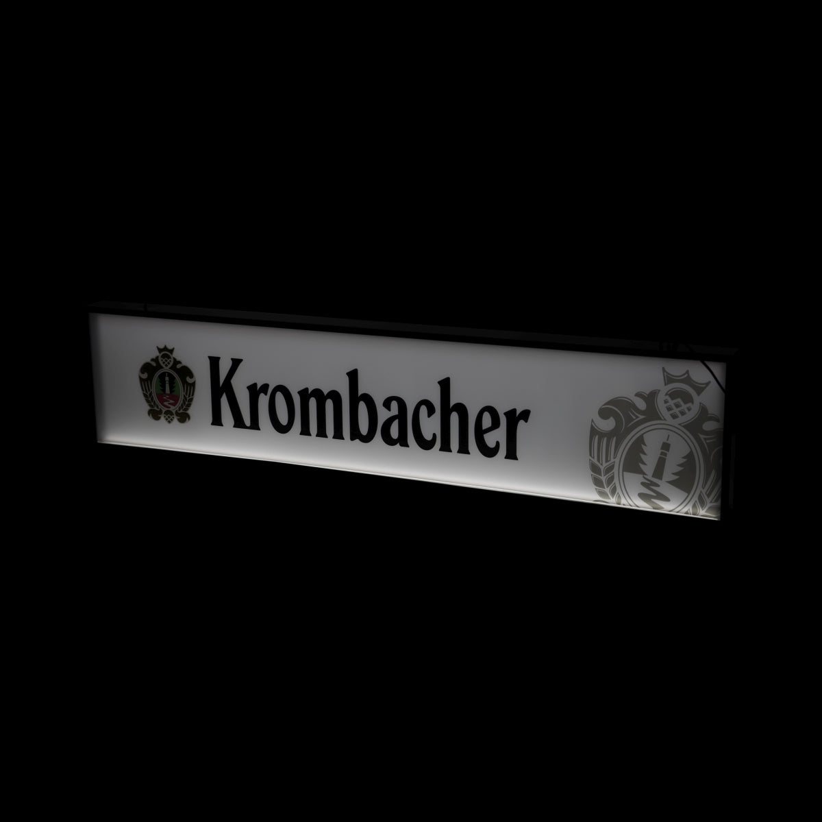 Krombacher Bier Thekenleuchte Leuchtreklame Lightbox LED Schild Tafel Gastro Bar – Ansicht 3