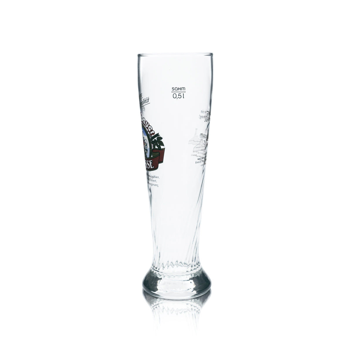 Kuchlbauer Weisse Glas 0,5l Weißbier Hefe Kristall Weizen Kontur Gläser Bayern – Ansicht 2
