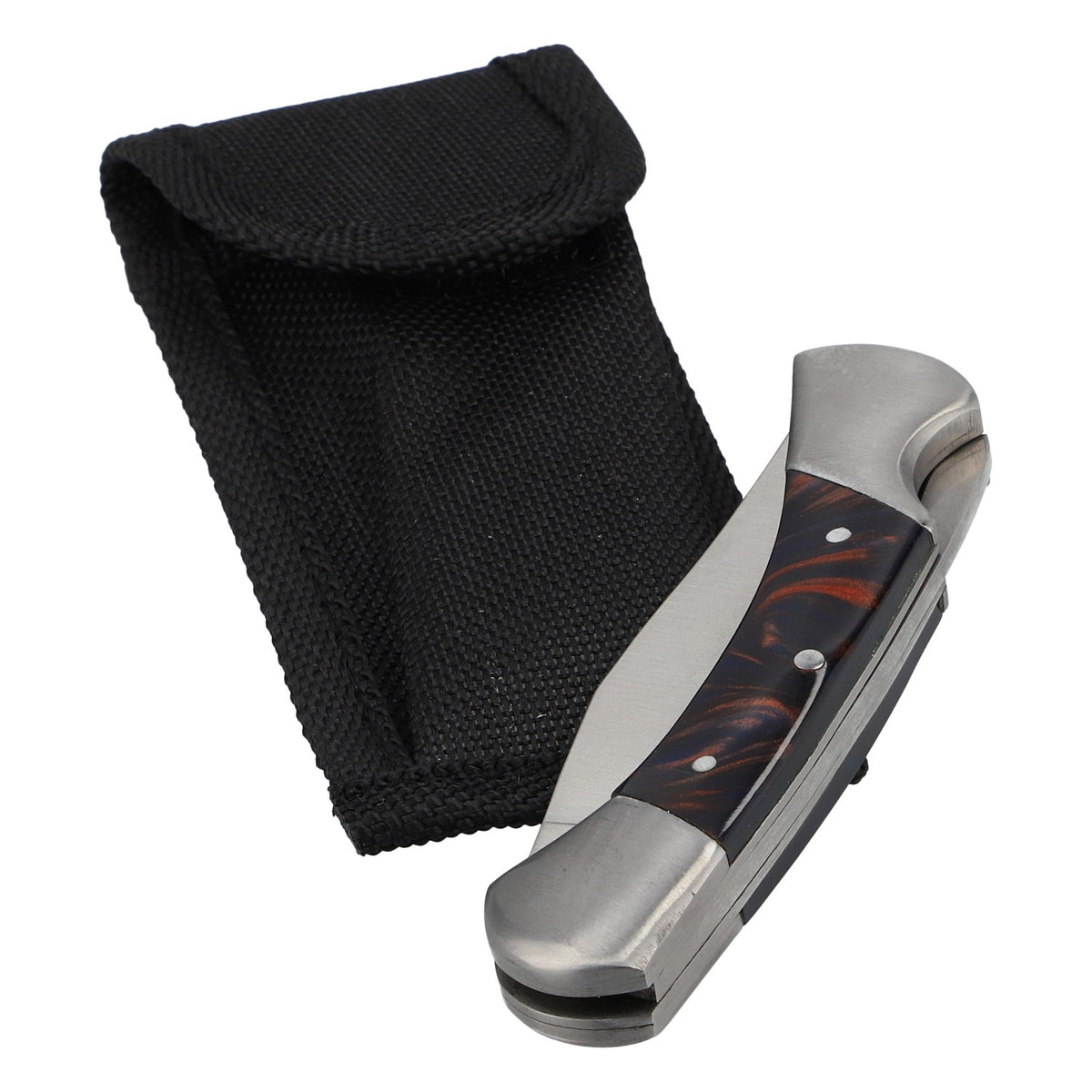 Kulmbacher Reichelbräu Bier Brotzeitmesser Gürteltasche Edelstahl Klappmesser – Ansicht 6