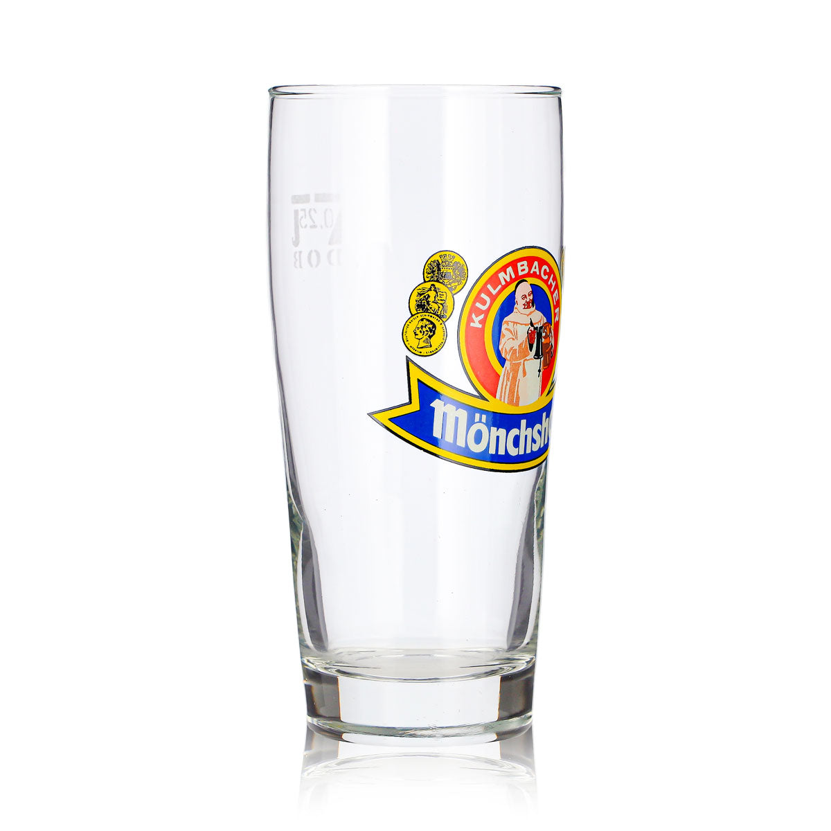 Kulmbacher Reichelbräu Bier Glas 0,25l Willi-Becher Mönchshof – Ansicht 3
