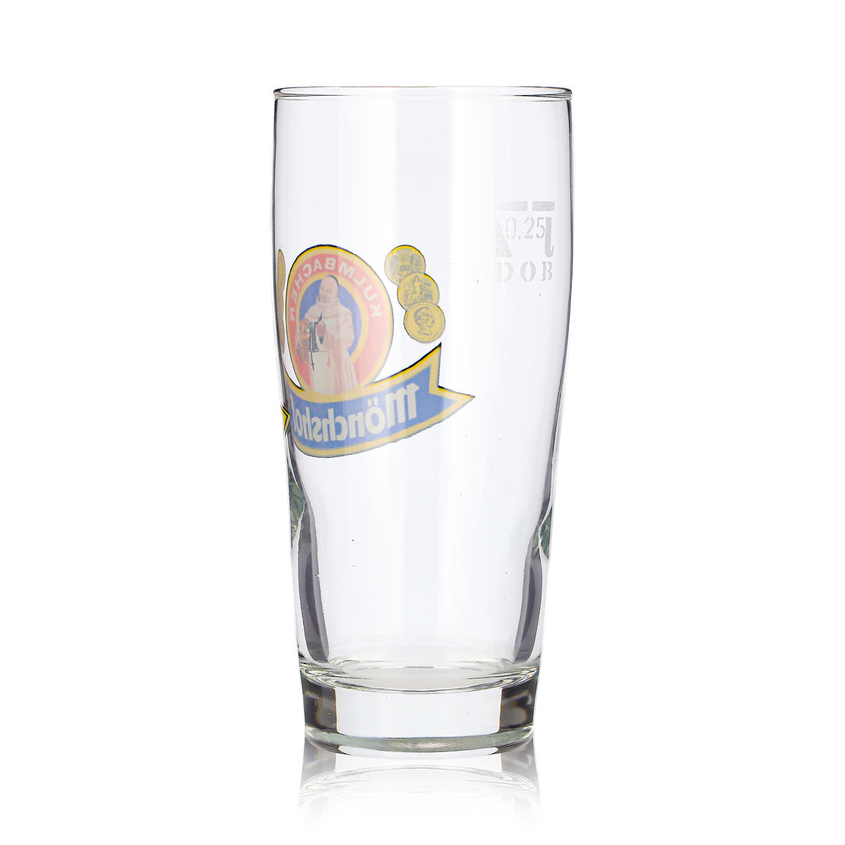 Kulmbacher Reichelbräu Bier Glas 0,25l Willi-Becher Mönchshof – Ansicht 4