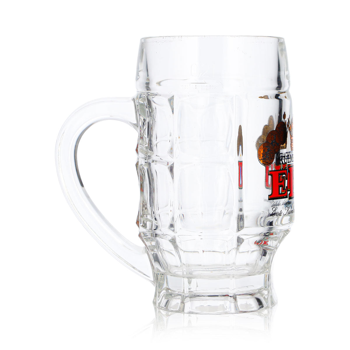 Kulmbacher Reichelbräu Bier Glas 0,2l Krug Eku Relief – Ansicht 4