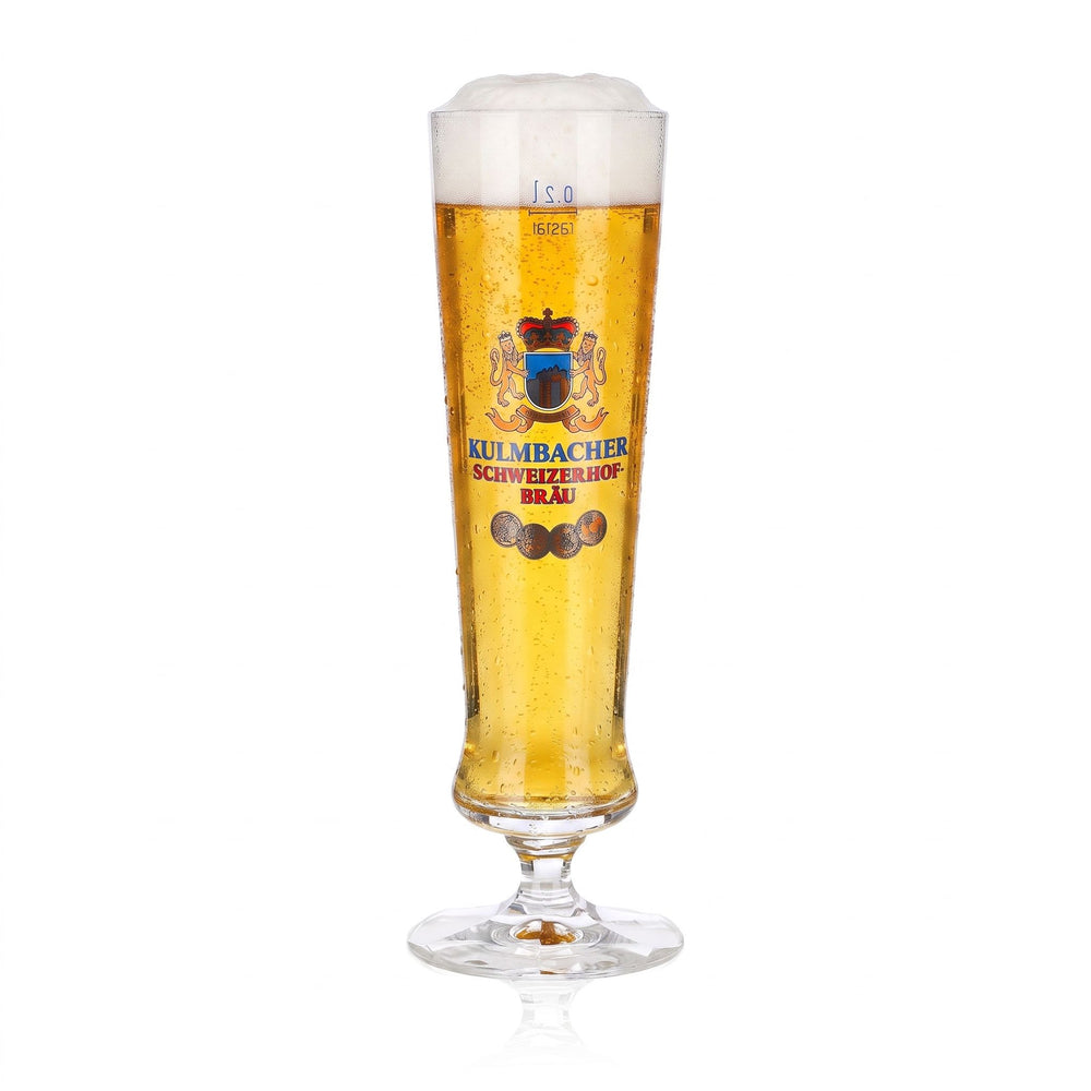 Kulmbacher Reichelbräu Bier Glas 0,2l Pokal "Schweizer Hofbräu" Rastal