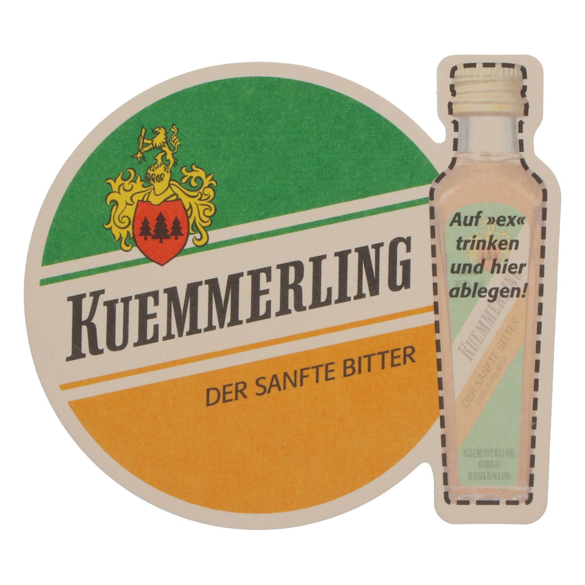 Kümmerling Likör Bierdeckel Untersetzer Dart-Deckel – Ansicht 2