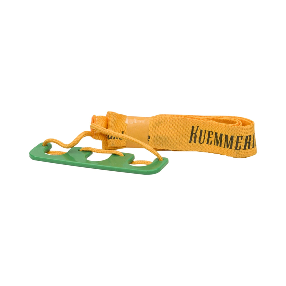 Kümmerling Likör Schlüsselband Orange/Grün Halter 3 Flaschen Umhängen Lanyard