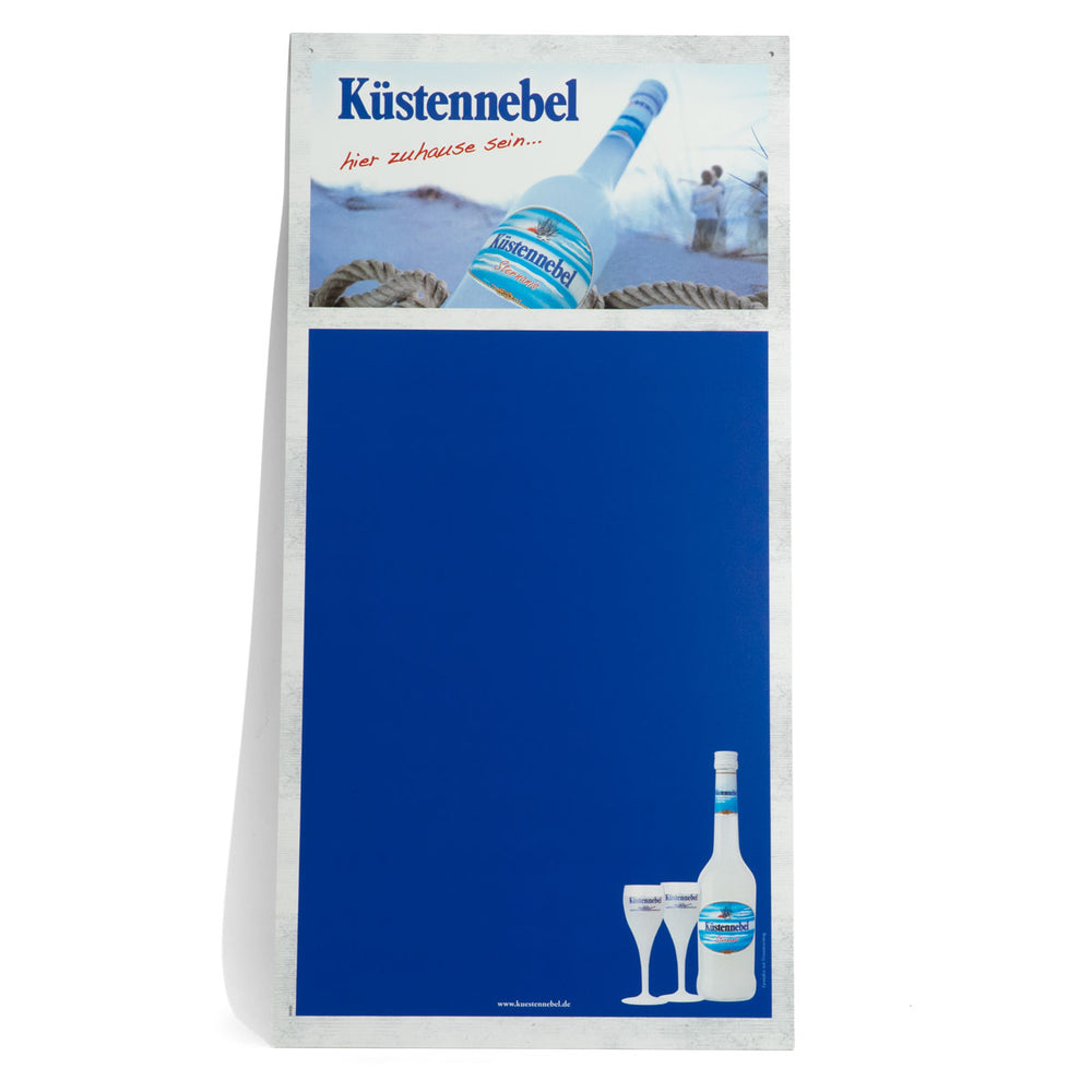 Küstennebel Kreidetafel Menükarte Speise Getränke Werbetafel 40x80cm Wandtafel