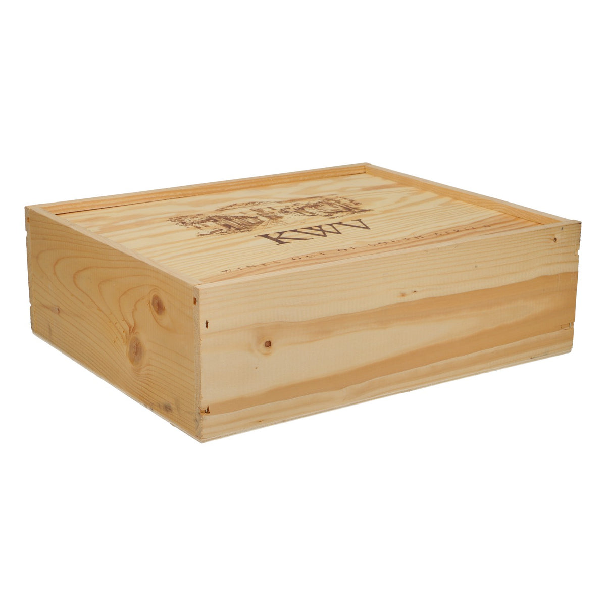 KWV Wein Holzkiste 28,5x34,5x11 cm "Wines out of south Afrika"