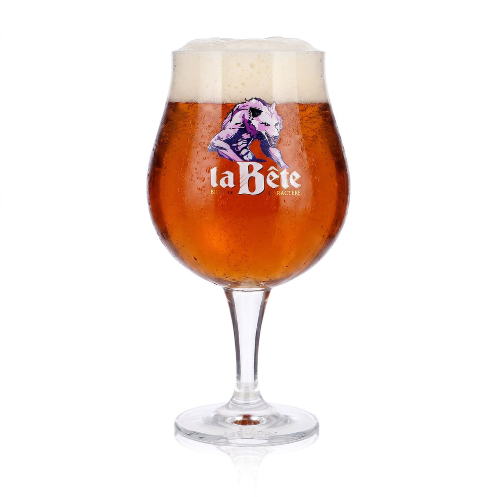 La Bete Bier Glas 0,5l Pokal Wolf Motiv Ritzenhoff