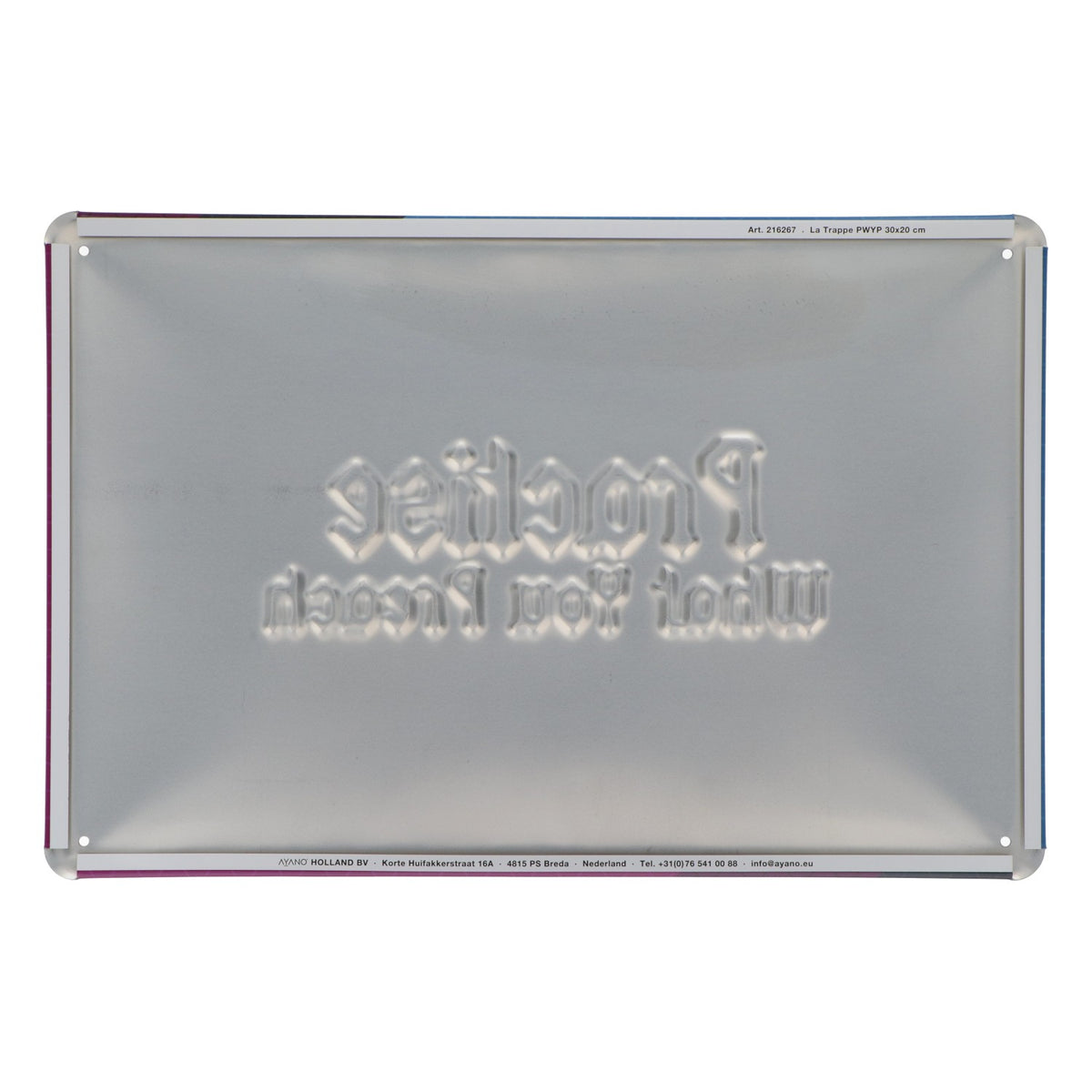 La Trappe Bier Blechschild Wandschild 30x20 cm Colladoration with Brewdog – Ansicht 2