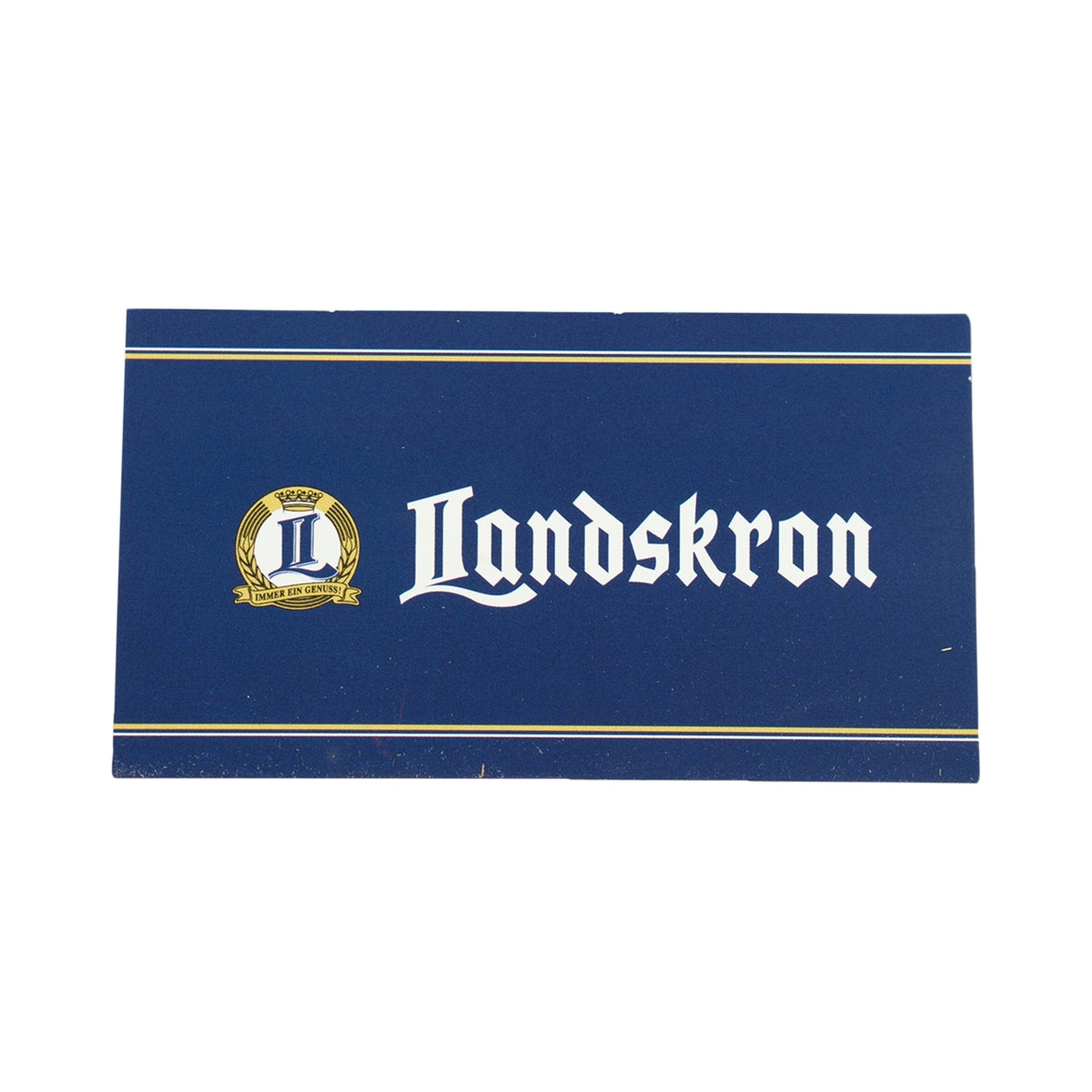 Landskron Bier Bierdeckel Ständer Träger Halter Untersetzer Gläser Bar Deko blau