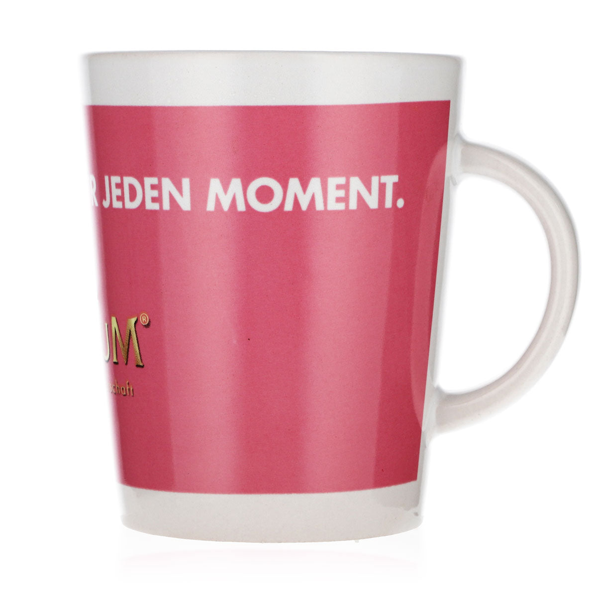 Langnese Eis Glas Kaffeetasse schwarz/pink "Mein Magnum für jeden Moment" Tasse – Ansicht 3