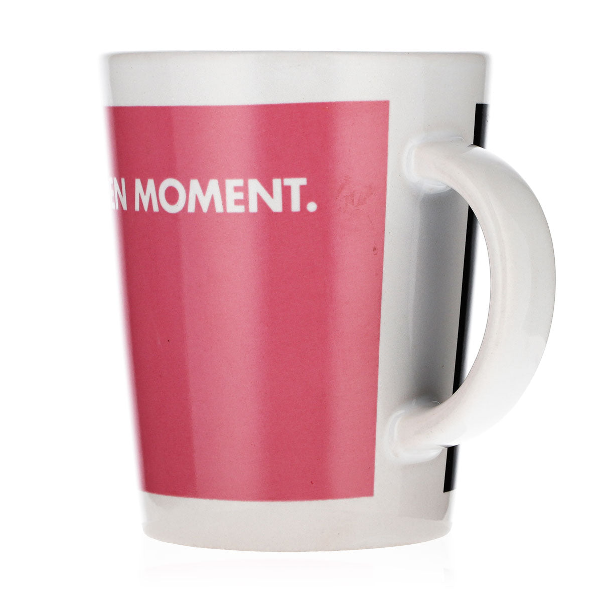 Langnese Eis Glas Kaffeetasse schwarz/pink "Mein Magnum für jeden Moment" Tasse – Ansicht 4
