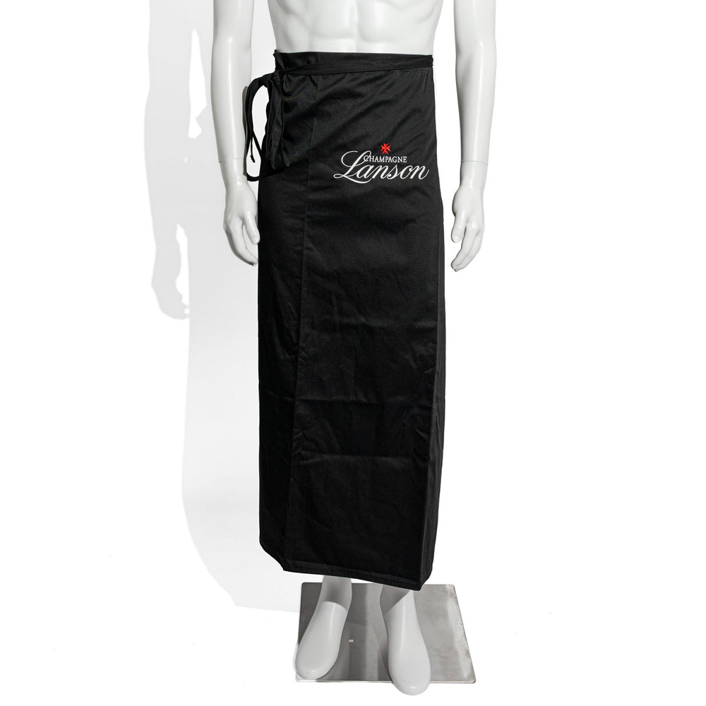 Lanson Champagner Schürze Barschürze Bistroschürze Schwarz Logo Schrift
