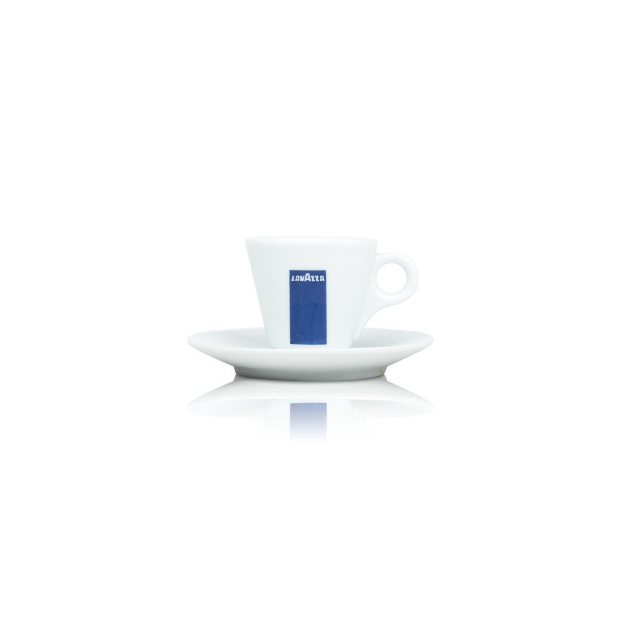Lavazza Kaffee Tasse Espresso 60ml inkl. Untersetzer Untertasse Teller Glas