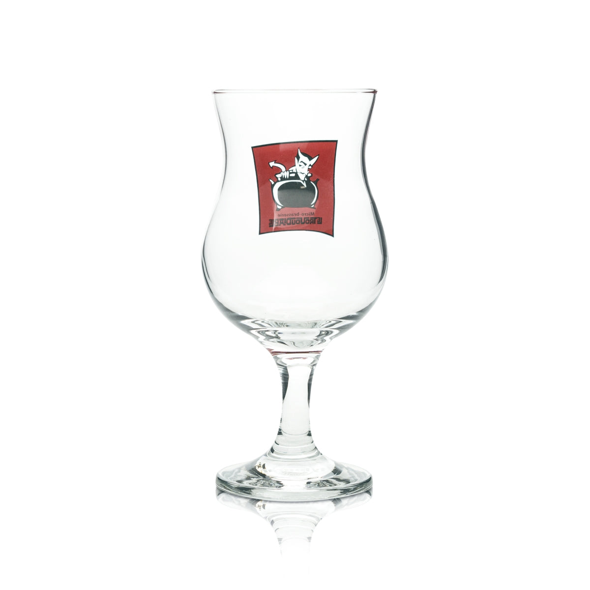 Le Trou du Diable Bier Glas 0,38l Kelch Micro Brasserie Craft Beer Gläser Tulpe – Ansicht 2