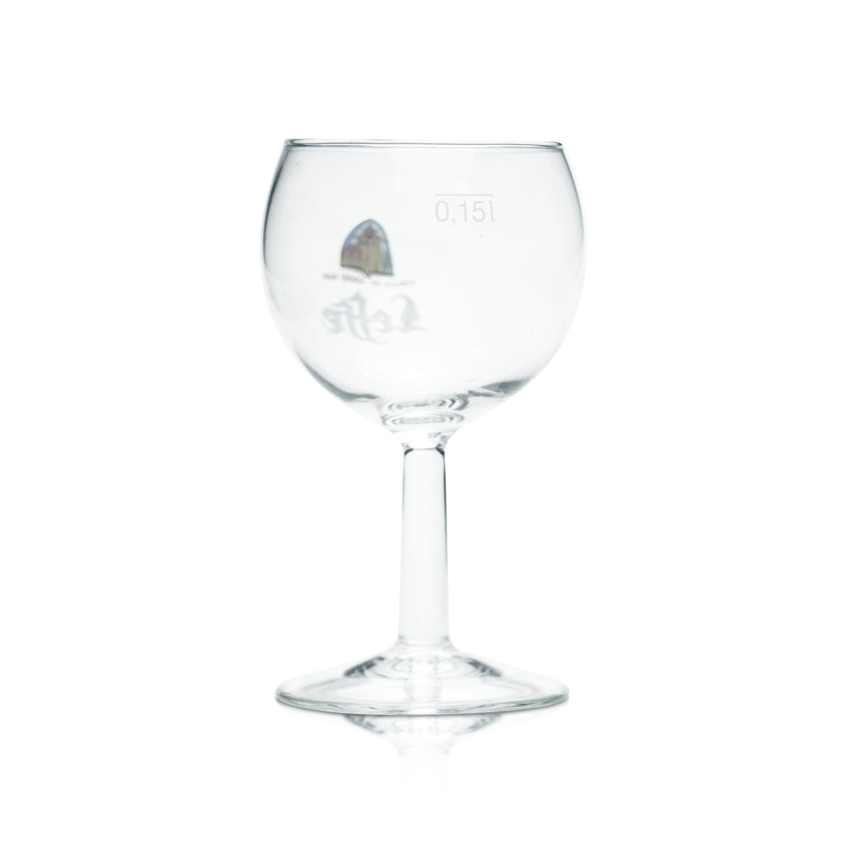 Leffe Bier Glas 0,15l Pokal Tulpe Cup Gläser Beer Calibrated Eiche Gastro Blond – Ansicht 2