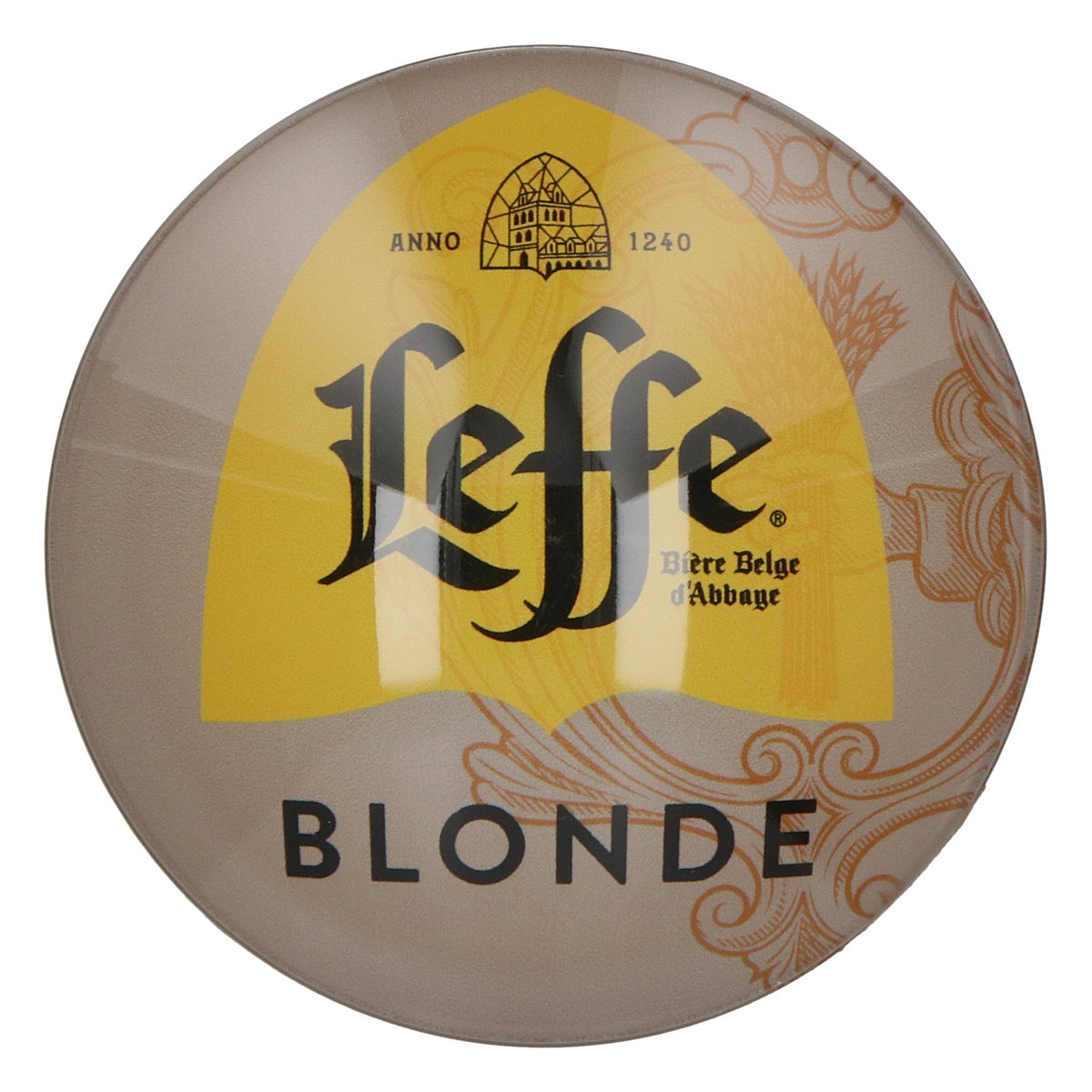 Leffe Bier Zapfhahn-Schild Medallion Blonde