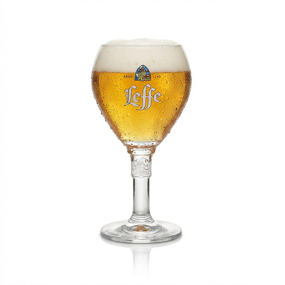 Leffe Bierglas 0,33l – Design Kelch Pokal Gläser Belgisches Bier Blonde Brown