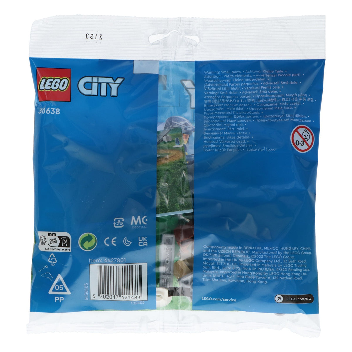 Lego Spielzeug Lego City 30638 Fahrradtraining der Polizei – Ansicht 2