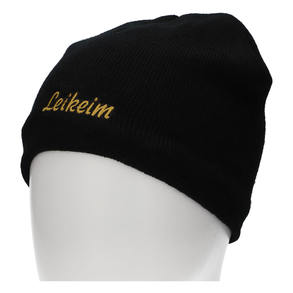 Leikeim Bier Mütze Fleece innen schwarz Strickmütze Winter Mütze