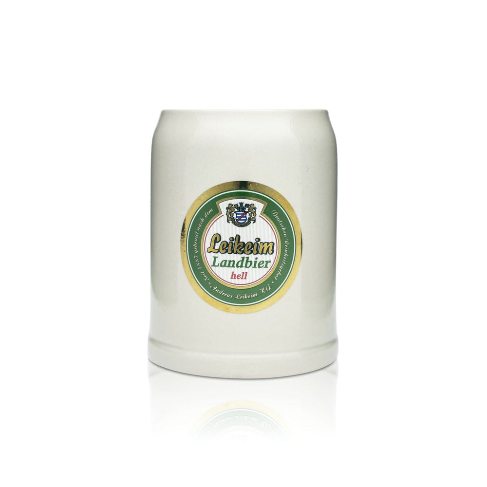 Leikeim Bierglas Tonkrug 0,62l Keramik Humpen Seidel Henkel Gläser Liebhaber