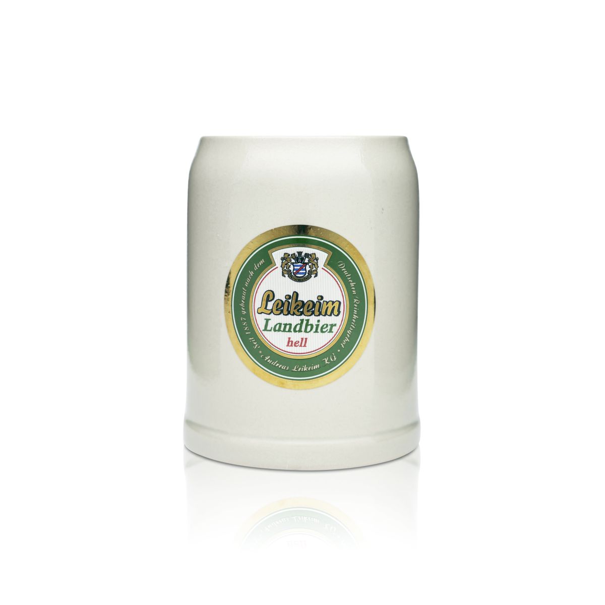 Leikeim Bierglas Tonkrug 0,62l Keramik Humpen Seidel Henkel Gläser Liebhaber