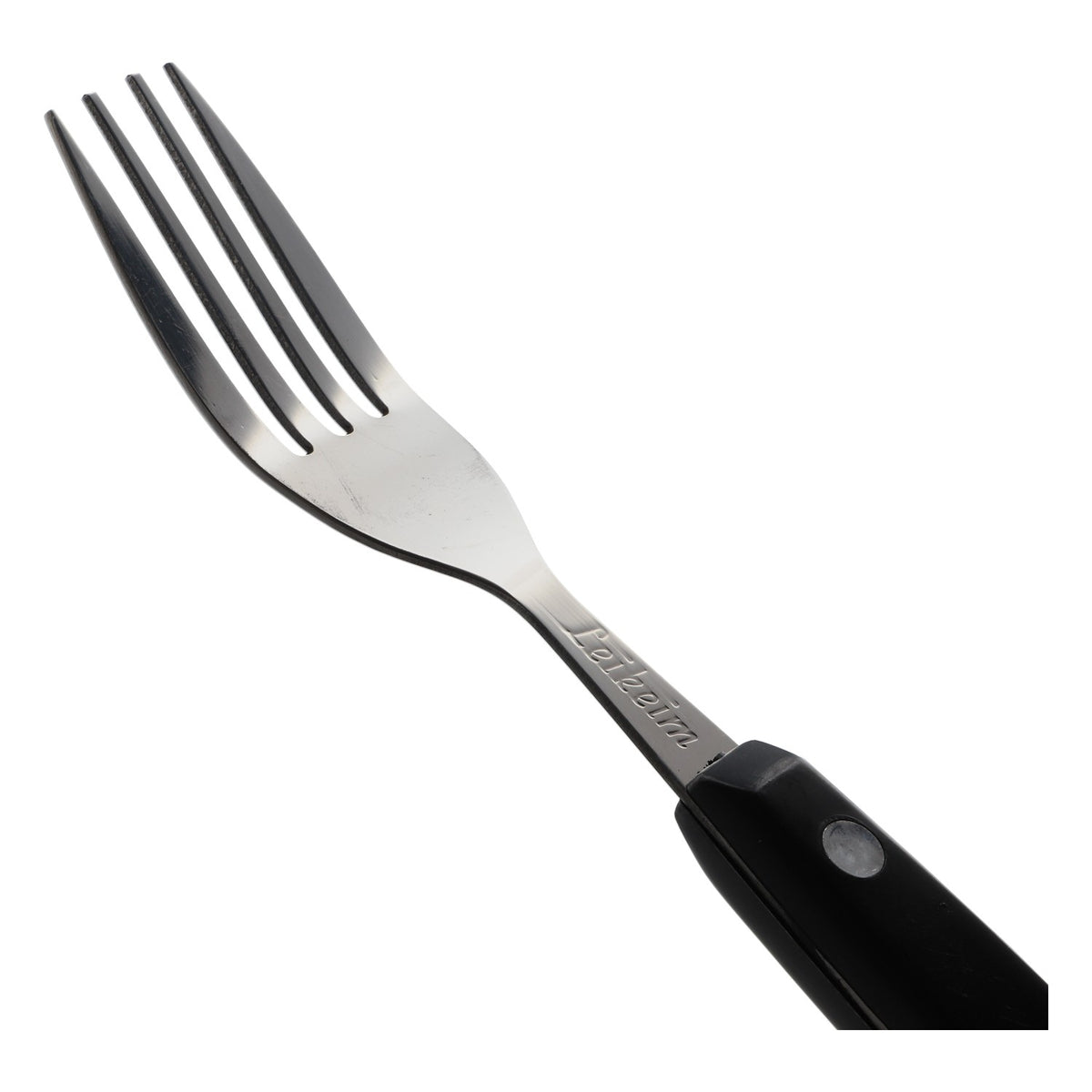 Leikeim Steakbesteck Set 4-teilig Messer Gabel schwarz Grillbesteck – Ansicht 3