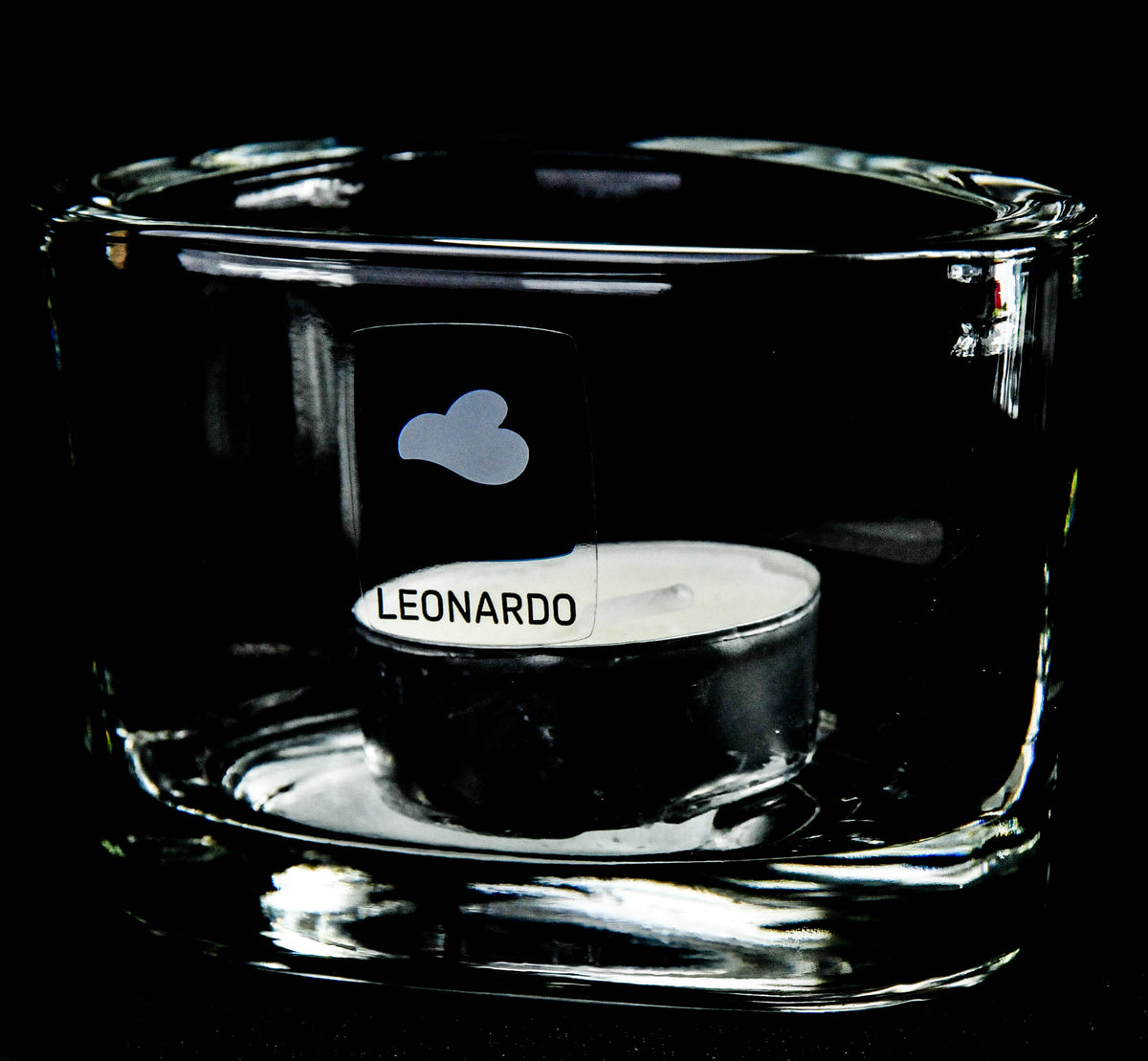 Leonardo Windlicht Teelicht Kerzenhalter Terrassenlicht Glas Organic – Ansicht 2